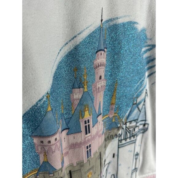 Disney Store Ink and Paint Hooded Hoodie Sweatshirt Jacket Multi Womens‎ Medium - Picture 9 of 9